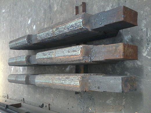 单齿辊篦板修复